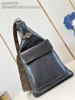 Louis Vuitton-Style Keepall Mini Bag – Black Monogram Canvas with Full-Metal Hardware - 图片 7