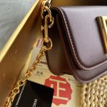 Dolce & Gabbana-Style Mini Chain Bag – Leather with Gold-Tone DG Logo Clasp - 图片 9