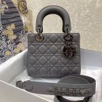 Dior Mini Lady Dior Bag – Quilted Leather, Iconic Ring Handle, Chain Strap, Designer Tote with Structured Silhouette