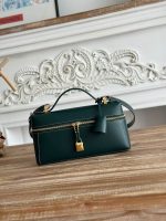 Celine-Style Mini Box Bag – Iconic Lock Clasp, Smooth Leather, Designer Crossbody with Top Handle in Multiple Colors