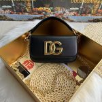Dolce & Gabbana-Style Mini Chain Bag – Leather with Gold-Tone DG Logo Clasp - 图片 17