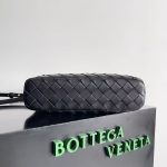 Bottega Veneta Mini Intrecciato Box Bag – Black Leather, Iconic Weaving, Dual Zip Closure, Designer Handbag - 图片 8