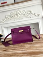 Hermès Mini Kelly Pochette – Multi-Color Options, Togo Leather, Shoulder Strap, Iconic Clasp, Elegant Everyday Bag - 图片 12