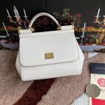 Dolce & Gabbana-Style Mini Flap Bag – Saffiano Leather with Gold-Tone Logo Plate (8 Colors Available) - 图片 7