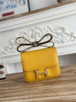 Hermès Mini Constance Bag – 15 Color Options, Bow Strap Design, H Clasp, Compact Luxury Handbag - 图片 9