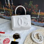 Dolce & Gabbana-Style Mini DG Logo Bag – 3D Embossed Leather with Top Handle - 图片 10