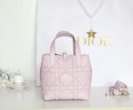 Dior Mini Lady Dior Bag – Quilted Leather, Iconic Logo Charm, Structured Silhouette, Designer Tote with Top Handle - 图片 6