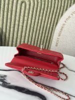 Chanel-Style Classic Flap Bag – Quilted Leather with Gold-Tone Chain & CC Log (4 Colors Available) - 图片 12