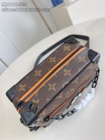 Louis Vuitton-Style Keepall Mini Bag – Black Monogram Canvas with Full-Metal Hardware - 图片 7