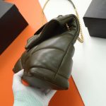 Saint Laurent-Style Tote Bag – Burgundy Quilted Leather with Metallic YSL Logo & Dual Handles – Designer-Inspired Work & Travel Bag for Women - 图片 9