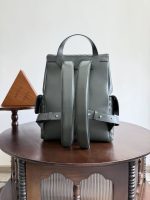 Bottega Veneta Green Intrecciato Backpack – Iconic Weave, Structured Design, Leather Rucksack, Designer Bag - 图片 7