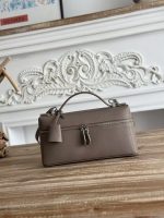 Celine-Style Mini Box Bag – Iconic Lock Clasp, Smooth Leather, Designer Crossbody with Top Handle in Multiple Colors - 图片 2