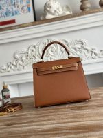 Hermès Kelly Mini Bag – 16 Color Options, Epsom Leather, Iconic Clasp, Timeless Luxury Handbag - 图片 5