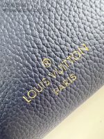 Louis Vuitton-Style Capucines Mini Bag – Navy Blue Grained Leather with Gold-Tone Hardware & Signature Lock Design (M25160) - 图片 5