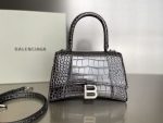 Balenciaga Mini City Bag – Crocodile-Embossed Leather, Multi-Color Options, Iconic "B" Clasp, Designer Handbag - 图片 9