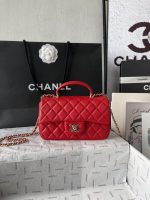 Chanel-Style Classic Flap Bag – Quilted Leather with Gold-Tone Chain & CC Log (4 Colors Available) - 图片 10
