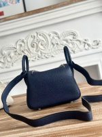Hermès Lindy 24 Bag – 32 Color Options, Togo Leather, Iconic Saddle Shape, Designer Handbag - 图片 6