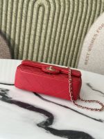 Chanel-Style Classic Flap Bag – Quilted Leather with Gold-Tone Chain & CC Log (4 Colors Available) - 图片 9