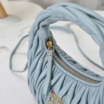 Miu Miu-Style Quilted Mini Bag – Iconic Diamond Stitching, Metallic Logo Detail, Designer Handbag with Detachable Strap in Multiple Colors - 图片 3