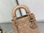 Dior Mini Lady Dior Bag – Quilted Leather, Iconic Ring Handle, Chain Strap, Designer Tote with Structured Silhouette - 图片 4