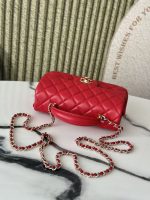 Chanel-Style Classic Flap Bag – Quilted Leather with Gold-Tone Chain & CC Log (4 Colors Available) - 图片 8