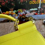 Dolce & Gabbana-Style Mini Flap Bag – Saffiano Leather with Gold-Tone Logo Plate (8 Colors Available) - 图片 5