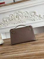 Hermès Kelly Mini Bag – "First-Generation Palm Texture" Leather, 18 Color Options, Iconic Clasp, Handcrafted Luxury - 图片 6