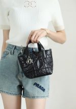 Dior Mini Lady Dior Bag – Quilted Leather, Iconic Logo Charm, Structured Silhouette, Designer Tote with Top Handle - 图片 2