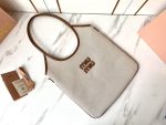Miu Miu-Style Sleeveless Tote Bag – Iconic Embossed Logo, Minimalist Design, Premium Leather & Canvas in Multiple Colors - 图片 13