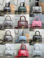 Balenciaga Mini City Bag – Crocodile-Embossed Leather, Multi-Color Options, Iconic "B" Clasp, Designer Handbag - 图片 7
