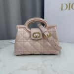 Dior Lady Dior Mini Bag – Quilted Leather, Gold-Tone Hardware, CD Clasp, Designer Tote with Removable Chain Strap