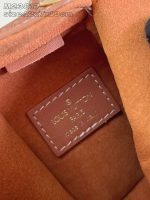 Louis Vuitton-Style Capucines Mini Bag – orange Grained Leather with Gold-Tone Hardware & Signature Lock Design (M25160) - 图片 4