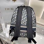 Dior Oblique Print Backpack – Iconic Monogram Canvas, Christian Dior Logo Stripe, Designer Backpack with Adjustable Straps - 图片 2
