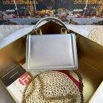 Dolce & Gabbana-Style Mini Heart Clasp Bag – Embellished Heart Lock with Chain Strap - 图片 7