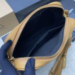 Saint Laurent-Style Tote Bag – Burgundy Quilted Leather with Metallic YSL Logo & Dual Handles – Designer-Inspired Work & Travel Bag for Women - 图片 4