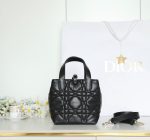 Dior Mini Lady Dior Bag – Quilted Leather, Iconic Logo Charm, Structured Silhouette, Designer Tote with Top Handle