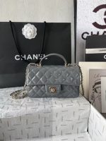 Chanel-Style Classic Flap Bag – Quilted Leather with Gold-Tone Chain & CC Log (4 Colors Available) - 图片 4
