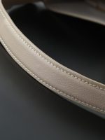 Saint Laurent-Style Tote Bag – Burgundy Quilted Leather with Metallic YSL Logo & Dual Handles – Designer-Inspired Work & Travel Bag for Women - 图片 10