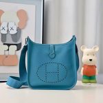 Hermès Evelyne 18 Bag – Perforated "H" Design, Multi-Color Options, Togo Leather, Crossbody Style, Iconic Designer Bag - 图片 4