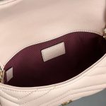 Gucci-Style Marmont Mini Shoulder Bag – Caramel Quilted Leather with Silver-Tone Double G Buckle & Chain Strap - 图片 2