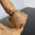 Bottega Veneta yellow Intrecciato Knot Bag – Iconic Weave, Artistic Handle, Leather Hobo, Designer Handbag - 图片 5