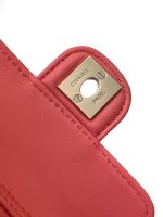 Chanel-Style Mini Heart Bag – Quilted Leather with Gold-Tone Chain & CC Logo (8 Colors Available) - 图片 3