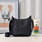 Hermès Evelyne 18 Bag – Perforated "H" Design, Multi-Color Options, Togo Leather, Crossbody Style, Iconic Designer Bag
