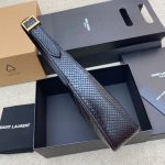 Saint Laurent-Style Tote Bag – Burgundy Quilted Leather with Metallic YSL Logo & Dual Handles – Designer-Inspired Work & Travel Bag for Women - 图片 14