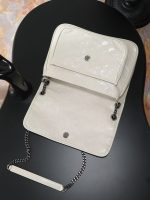 Saint Laurent-Style Tote Bag – Burgundy Quilted Leather with Metallic YSL Logo & Dual Handles – Designer-Inspired Work & Travel Bag for Women - 图片 2