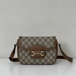 Gucci-Style Top Handle Mini Bag – Black Embossed GG Leather with Gold-Tone Hardware & Adjustable Strap - 图片 2