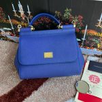 Dolce & Gabbana-Style Mini Flap Bag – Saffiano Leather with Gold-Tone Logo Plate (8 Colors Available) - 图片 17