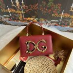 Dolce & Gabbana-Style Mini Flap Bag – Leather with Ornate DG Logo Clasp - 图片 3