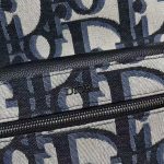 Dior Oblique Print Backpack – Iconic Monogram Canvas, Christian Dior Logo Stripe, Designer Backpack with Adjustable Straps - 图片 2