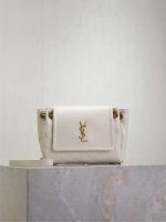 Saint Laurent-Style Tote Bag – Burgundy Quilted Leather with Metallic YSL Logo & Dual Handles – Designer-Inspired Work & Travel Bag for Women